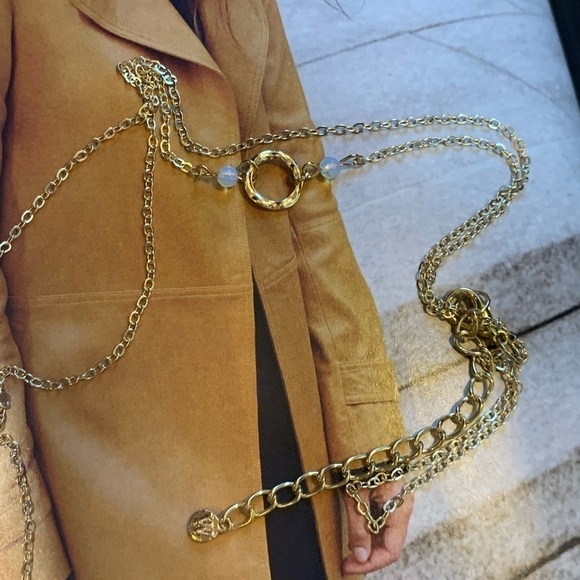 Druzy white gold plated necklace - Picture 7 of 7